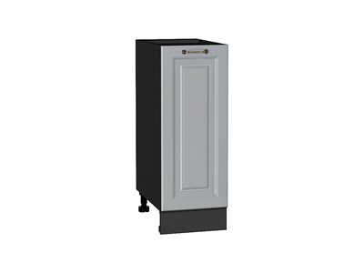 Шкаф нижний с 1-ой дверцей Ницца Graphite, Графит, 300 В*Ш*Г 816*300*478, фасад МДФ  Графит, корпус  Graphite ms2510VVT_54904
