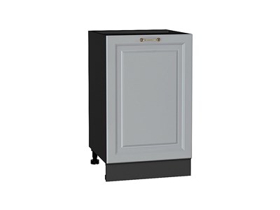 Шкаф нижний с 1-ой дверцей Ницца Graphite, Графит, 500 В*Ш*Г 816*500*478, фасад МДФ  Графит, корпус  Graphite ms2510VVT_54907