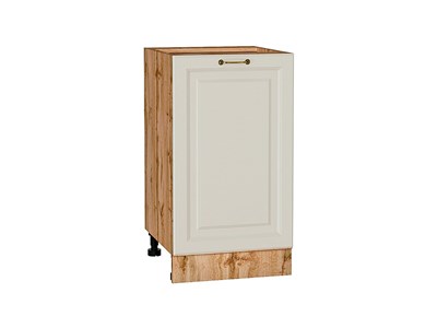 Шкаф нижний с 1-ой дверцей Ницца Дуб Вотан, Агат, 450 В*Ш*Г 816*450*478, фасад МДФ  Агат, корпус  Дуб Вотан ms2510VVT_64430