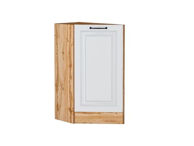 Шкаф нижний торцевой Ницца Дуб Вотан, Blanco В*Ш*Г 816*296*552, фасад МДФ  Blanco, корпус  Дуб Вотан ms2510VVT_64534