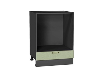 Шкаф нижний под духовку Ницца Graphite, Дуб оливковый, 600 В*Ш*Г 816*600*474, фасад МДФ  Дуб оливковый, корпус  Graphite ms2510VVT_44837