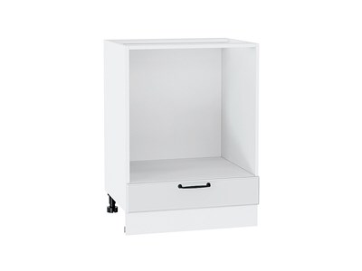 Шкаф нижний под духовку Ницца Белый, Blanco, 600 В*Ш*Г 816*600*474, фасад МДФ  Blanco, корпус  Белый ms2510VVT_33747