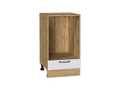 Шкаф нижний под духовку Ницца Дуб Вотан, Blanco, 450 В*Ш*Г 816*450*474, фасад МДФ  Blanco, корпус  Дуб Вотан ms2510VVT_67184