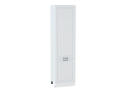 Шкаф пенал с 2-мя дверцами Ницца Белый, Blanco, 2340, 600 В*Ш*Г 2336*600*574, фасад МДФ  Blanco, корпус  Белый ms2510VVT_33753