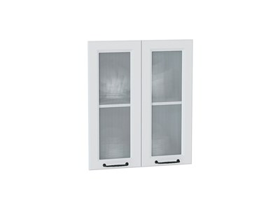 Комплект фасадов Ницца Royal со стеклом для каркаса Ф-45 В600 Blanco В*Ш*Г 712*596*16, фасад МДФ/Стекло  Blanco ms2510VVT_078-4553 (33605)