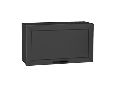Шкаф верхний горизонтальный Глетчер Graphite, Маренго Силк, 460, 800 В*Ш*Г 458*800*318, фасад МДФ  Маренго Силк, корпус  Graphite ms2510VVT_57056
