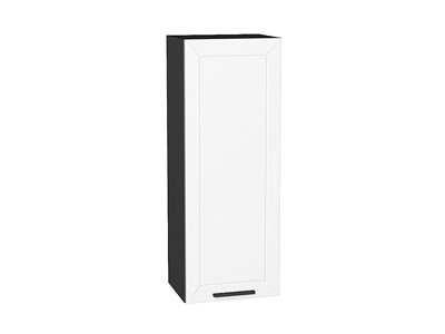 Шкаф верхний с 1-ой дверцей Глетчер Graphite, Айленд Силк, 920, 350 В*Ш*Г 920*350*318, фасад МДФ  Айленд Силк, корпус  Graphite ms2510VVT_65341