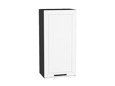 Шкаф верхний с 1-ой дверцей Глетчер Graphite, Айленд Силк, 920, 450 В*Ш*Г 920*450*318, фасад МДФ  Айленд Силк, корпус  Graphite ms2510VVT_55916