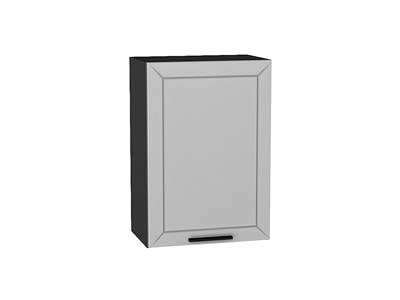 Шкаф верхний с 1-ой дверцей Глетчер Graphite, Гейнсборо Силк, 720, 500 В*Ш*Г 716*500*318, фасад МДФ  Гейнсборо Силк, корпус  Graphite ms2510VVT_43511