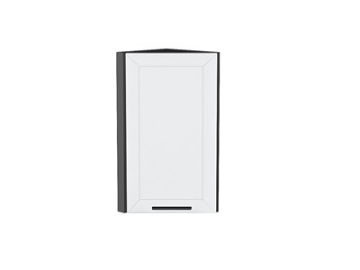 Шкаф верхний торцевой Глетчер Graphite, Айленд Силк, 720 В*Ш*Г 716*300*304, фасад МДФ  Айленд Силк, корпус  Graphite ms2510VVT_55949