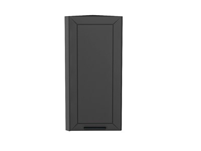 Шкаф верхний торцевой Глетчер Graphite, Маренго Силк, 920 В*Ш*Г 920*300*304, фасад МДФ  Маренго Силк, корпус  Graphite ms2510VVT_48948