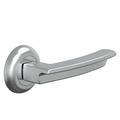 Ручка на круглой розетке Bravo A-493 SC МатХром (алюм., 8*100 мм, пром.) sp2510BR_046-0485