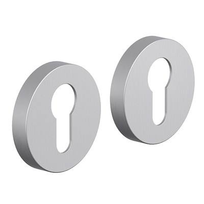 Накладка цилиндровая на круглой розетке System R012Y CBM БрашМатХром sp2510BR_046-0338