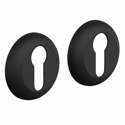 Накладка цилиндровая на круглой розетке Bravo A/Z-4CL SB МатЧерный (пром.) sp2510BR_047-0222