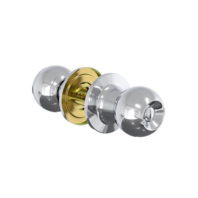 Ручка на круглой розетке Bravo K-100/03 C Хром (фикс.) sp2510BR_046-0495