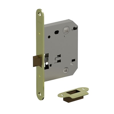 Защелка c пластиковым язычком Bravo P-2R-WC SG МатЗолото sp2510BR_045-0143