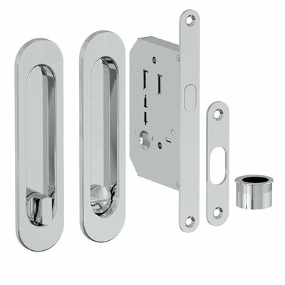 Замок Купе Bravo SL-2 C Хром (фикс., с ручкой) sp2510BR_041-0022