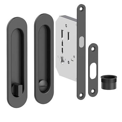 Замок Купе Bravo SL-2 SB МатЧерный (фикс., с ручкой) sp2510BR_163-0015