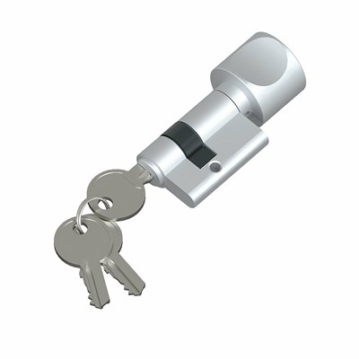 Цилиндр ключ/фиксатор Bravo СT BF-43-17/26 AL Алюминий (Латунь, 3 ключа) sp2510BR_012-0322