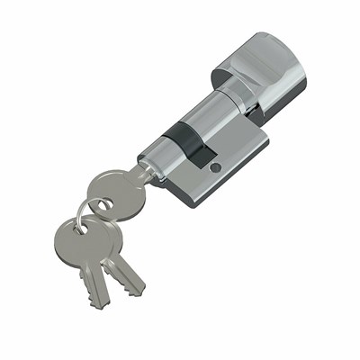 Цилиндр ключ/фиксатор Bravo СT BF-43-17/26 C Хром (Латунь, 3 ключа) sp2510BR_012-0323