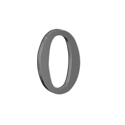 Цифра самоклеющаяся DN-01-0-Z CR Хром (ЦАМ) sp2510BR_049-0102