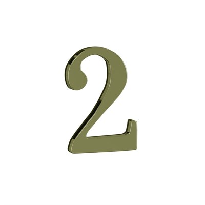 Цифра самоклеющаяся DN-01-2-Z G Золото (ЦАМ) sp2510BR_049-0113