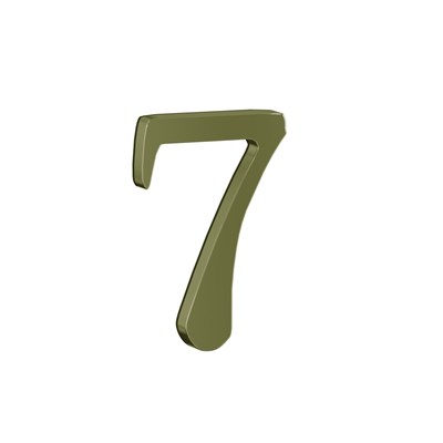 Цифра самоклеющаяся DN-01-7-Z G Золото (ЦАМ) sp2510BR_049-0118