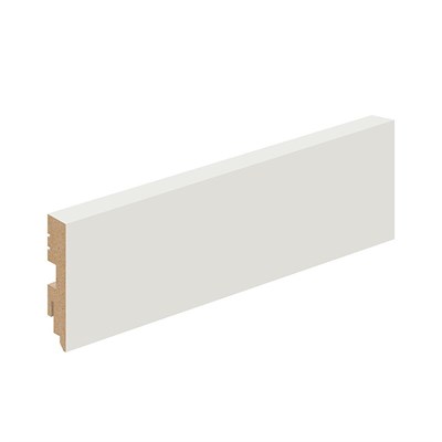 Плинтус напольный ЭМА White Matt МДФ Тип-0 2050*70*16 sp2510BR_156-0030