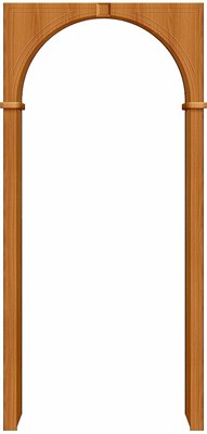 Aрка ПВХ Браво Milano Vero 230*70-150*40 sp2510BR_016-0523