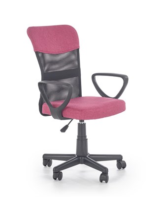 Кресло компьютерное Halmar TIMMY (розовый/черный) ms2601SIGHAL_V-CH-TIMMY-FOT-ROZOWY