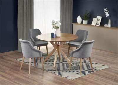 Стол обеденный Halmar NICOLAS (дуб натуральный) ms2601SIGHAL_V-CH-NICOLAS-ST