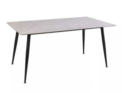 Стол обеденный Signal RION 130 (серый лак/черный) ms2601SIGHAL_RIONSZC130