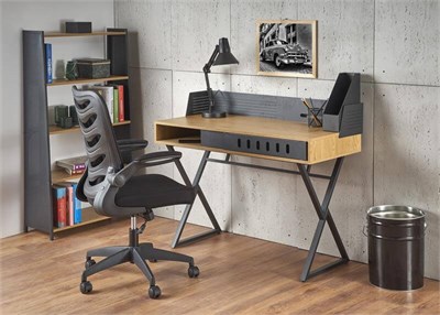 Стол компьютерный Halmar B43 (дуб золотой) ms2601SIGHAL_V-CH-B/43