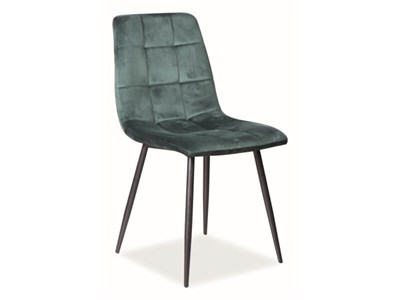Стул кухонный SIGNAL MILA VELVET (зеленый/черный мат) ms2601SIGHAL_MILAVCZ