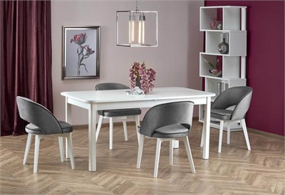 Стол обеденный Halmar FLORIAN раскладной (белый) ms2601SIGHAL_V-PL-FLORIAN-ST-BIALY