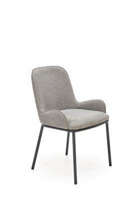 Стул кухонный Halmar K481 (серый/черный) ms2601SIGHAL_V-CH-K/481-KR-POPIEL