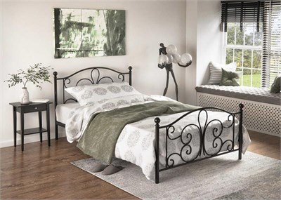 Кровать Halmar PANAMA (черный) 120/200 ms2601SIGHAL_V-CH-PANAMA_120-LOZ-CZARNY