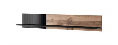 Полка Halmar RANDOM P-1 (дуб вотан/черный) ms2601SIGHAL_V-PL-RANDOM-P-1