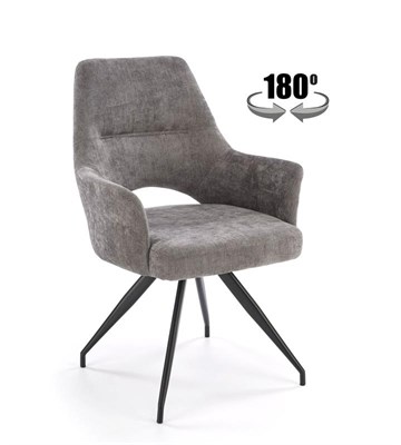 Стул кухонный Halmar K542 (серый/черный) ms2601SIGHAL_V-CH-K/542-KR-POPIELATY