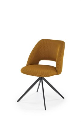Стул кухонный Halmar K546 (горчичный/черный) ms2601SIGHAL_V-CH-K/546-KR-MUSZTARDOWY