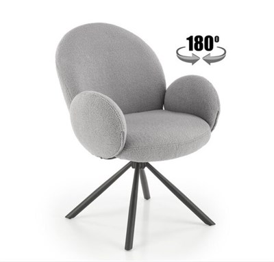 Стул кухонный Halmar K498 (серый) ms2601SIGHAL_V-CH-K/498-KR-POPIELATY