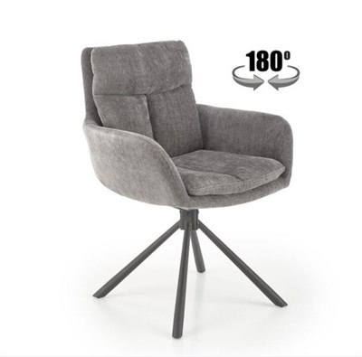 Стул кухонный Halmar K495 (серый) ms2601SIGHAL_V-CH-K/495-KR-POPIELATY