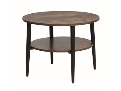 Стол журнальный Signal ELLA B (коричневый/черный) ms2601SIGHAL_ELLABBRC