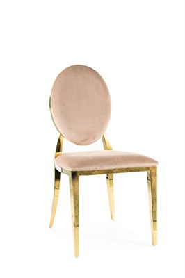 Стул кухонный SIGNAL KING Velvet Bluvel 28 (бежевый/золотой) ms2601SIGHAL_KINGVZLBE