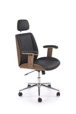 Кресло компьютерное Halmar TIMBER (черный/орех) ms2601SIGHAL_V-CH-TIMBER-FOT-CZARNY