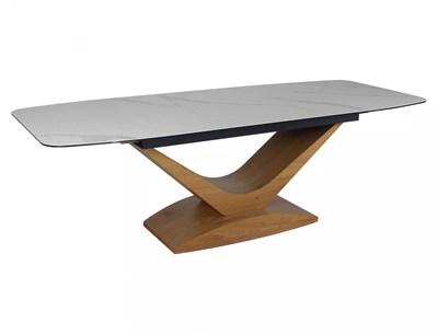Стол обеденный Signal DOLCE CERAMIC раздвижной (белый/дуб) ms2601SIGHAL_DOLCEBD180