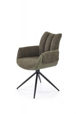 Стул кухонный Halmar K579 поворотный (зеленый/черный) ms2601SIGHAL_V-CH-K/579-KR-ZIELONY
