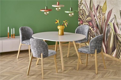 Стол обеденный Halmar RUBEN 102 (кашемир/натуральный) ms2601SIGHAL_V-PL-RUBEN-ST-KASZMIR
