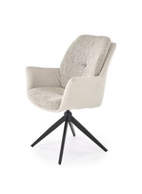 Стул кухонный Halmar K591 поворотный (светло-серый/черный) ms2601SIGHAL_V-CH-K/591-KR-J.POPIELATY