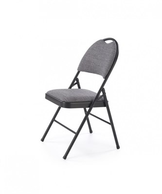 Стул складной Halmar K566 (черный/серый) ms2601SIGHAL_V-CH-K/566-KR-CZARNY/POPIEL